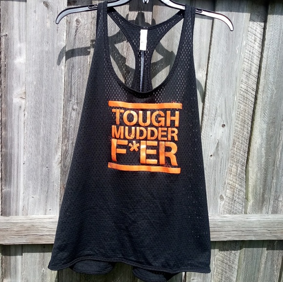 Under Armour Tops - Under Armour TOUGH MUDDER F*ER Racerback Tank Top
